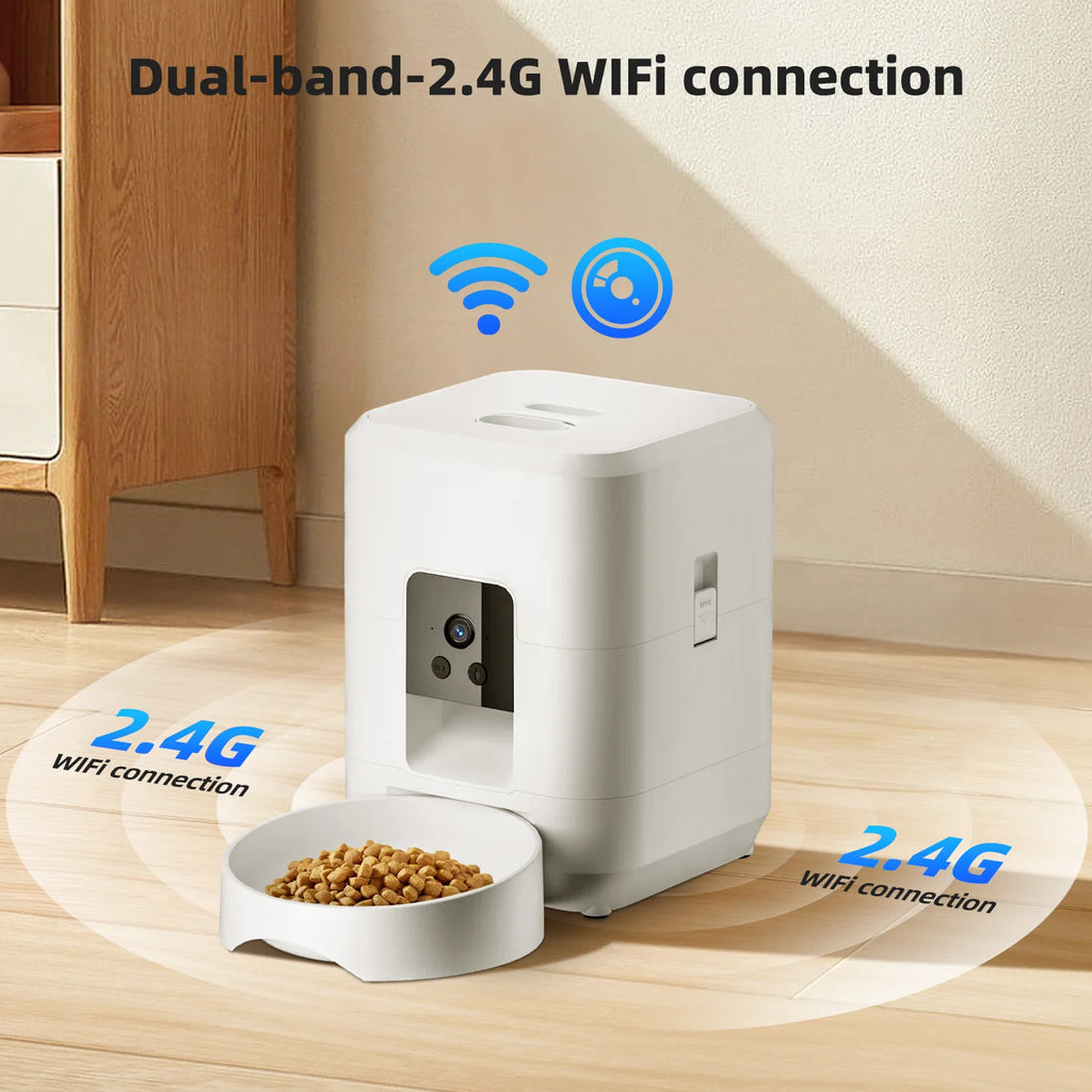 2L WiFi Pet Feeder with HD Camera – Smart Cat & Dog Food Dispenser