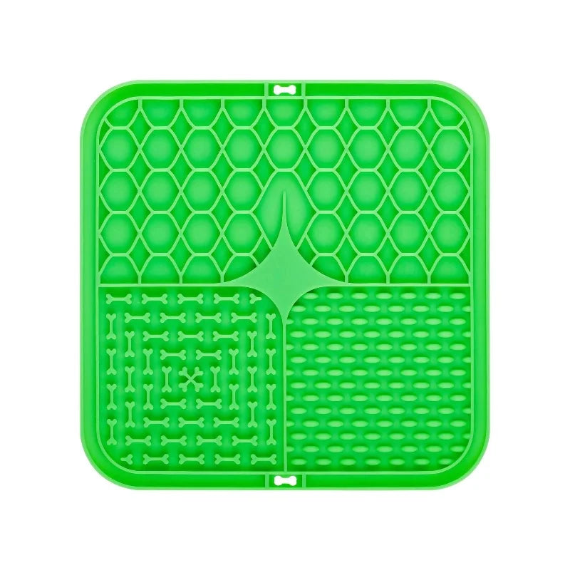 Silicone Lick Mat for Dogs & Cats – Slow Feeder & Bath Time Distraction Mat