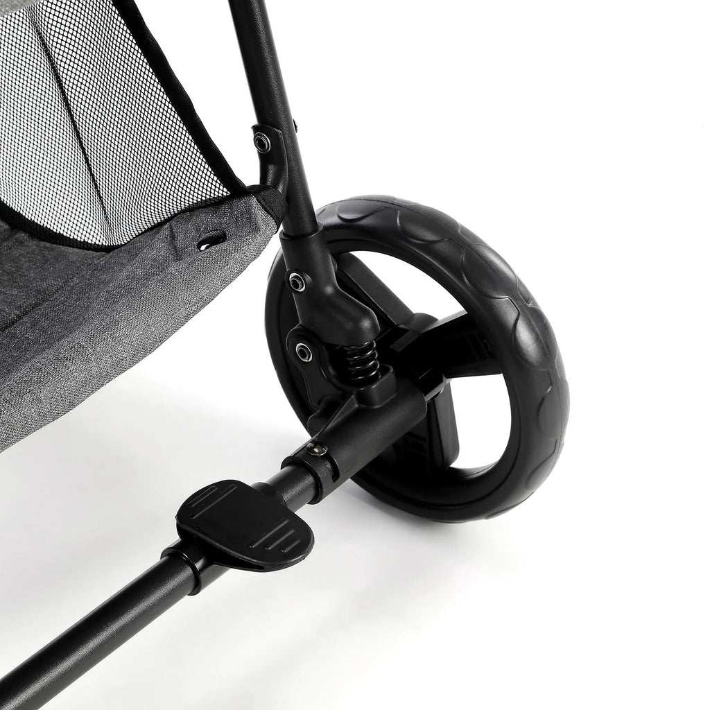 3-in-1 Foldable Pet Stroller with Detachable Carrier – All-Terrain, Waterproof
