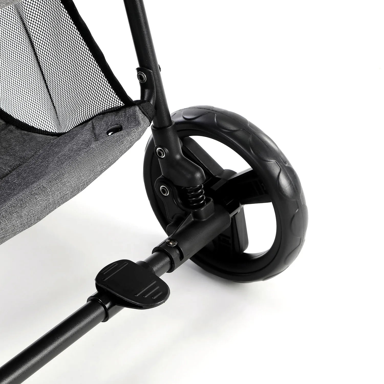3-in-1 Foldable Pet Stroller with Detachable Carrier – All-Terrain, Waterproof