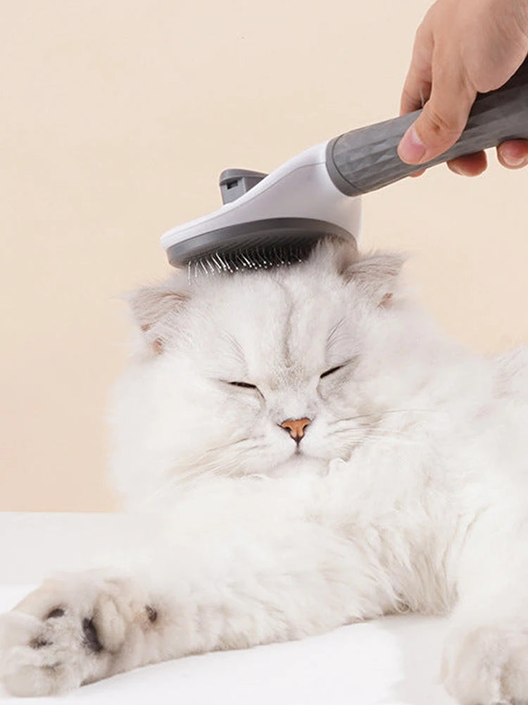 Pet De-shedding Comb for Cats & Dogs – Effective Floating Hair Removal Brush