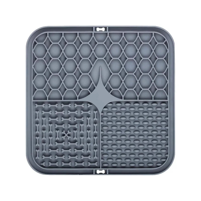 Silicone Lick Mat for Dogs & Cats – Slow Feeder & Bath Time Distraction Mat