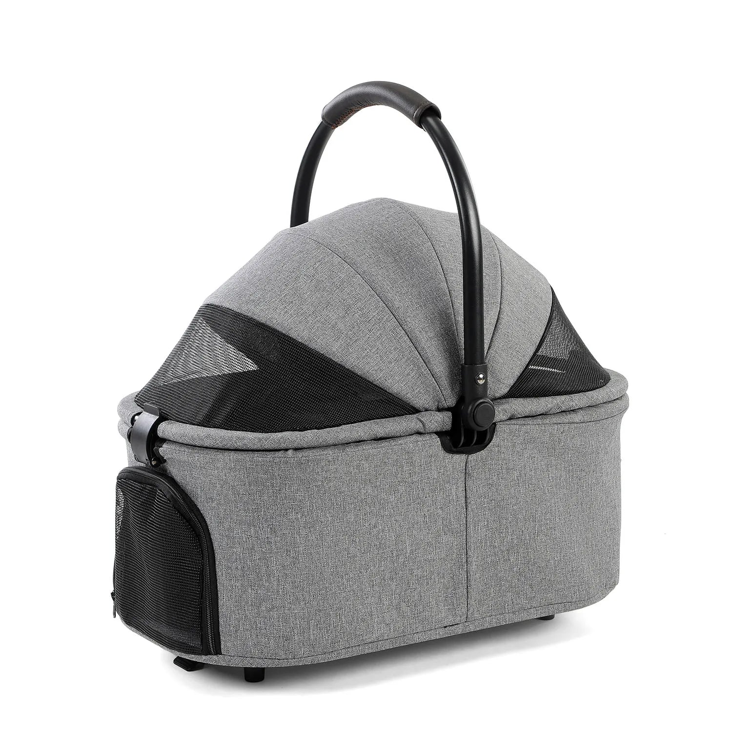 3-in-1 Foldable Pet Stroller with Detachable Carrier – All-Terrain, Waterproof