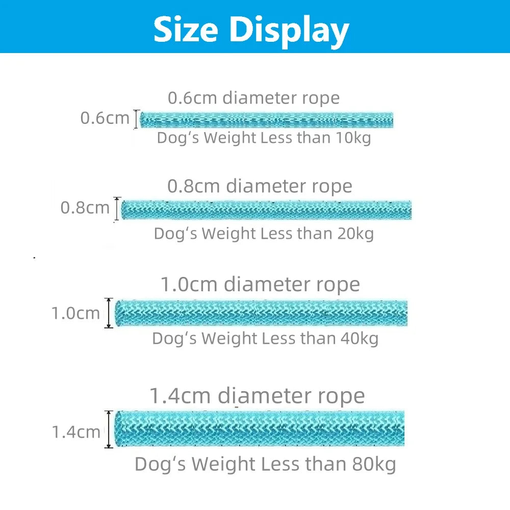 WizePet Heavy Duty Braided Slip Rope Dog Leash | Adjustable Training Lead & Collar for Medium Large Dogs