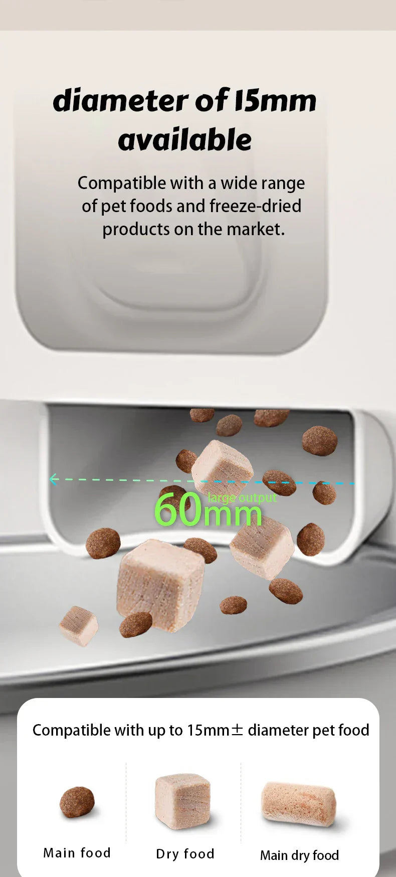 WizePet 8L Smart Automatic Pet Feeder