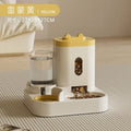 Gravity Auto Feeder & Water Fountain for Cats & Dogs – No Power Needed