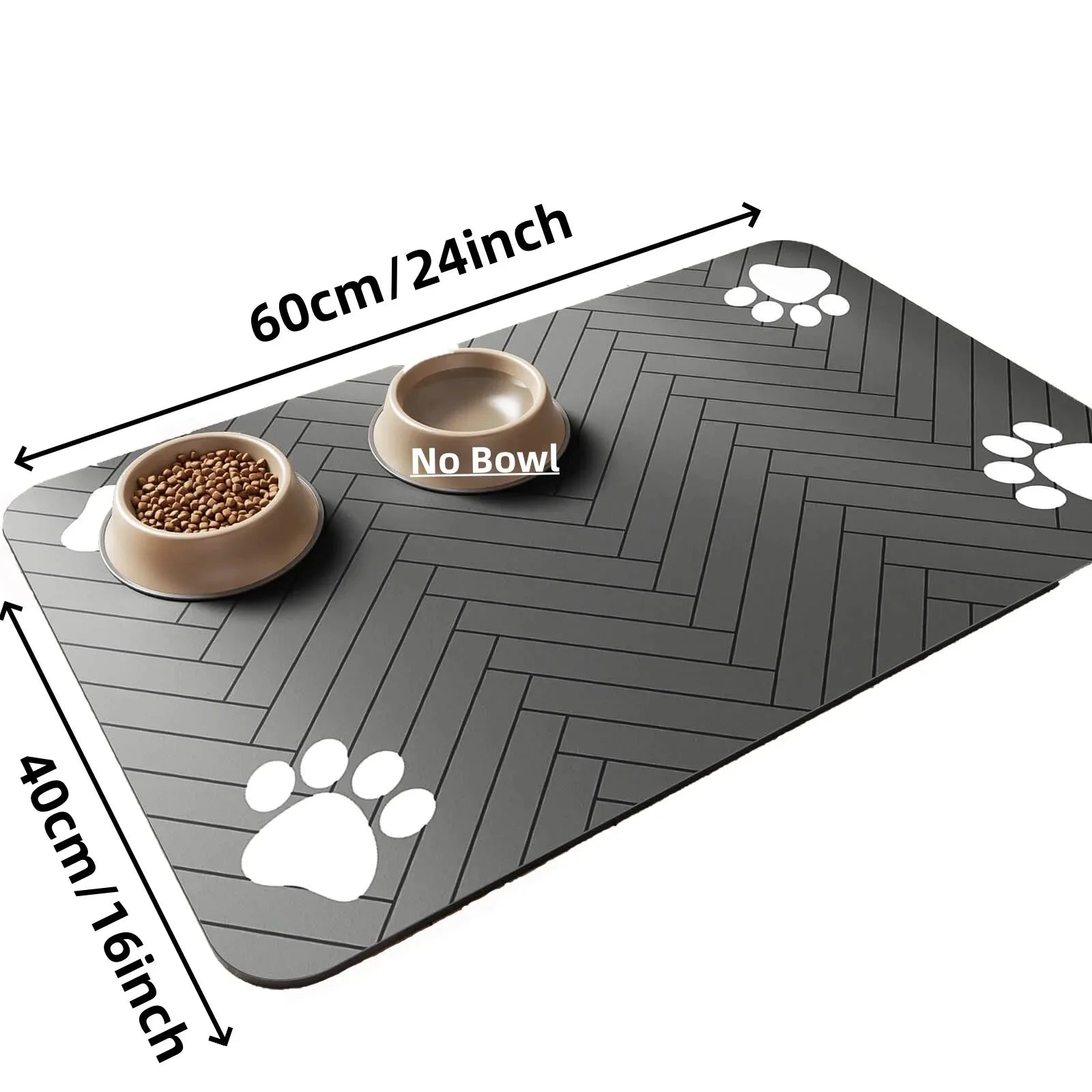 Waterproof Pet Feeding Mat – Non-Slip Absorbent Placemat for Dog & Cat Bowls