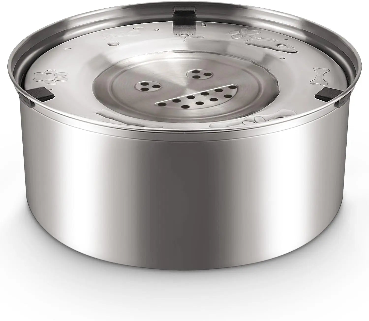 WizePet 1L Stainless Steel No-Spill Dog Water Bowl