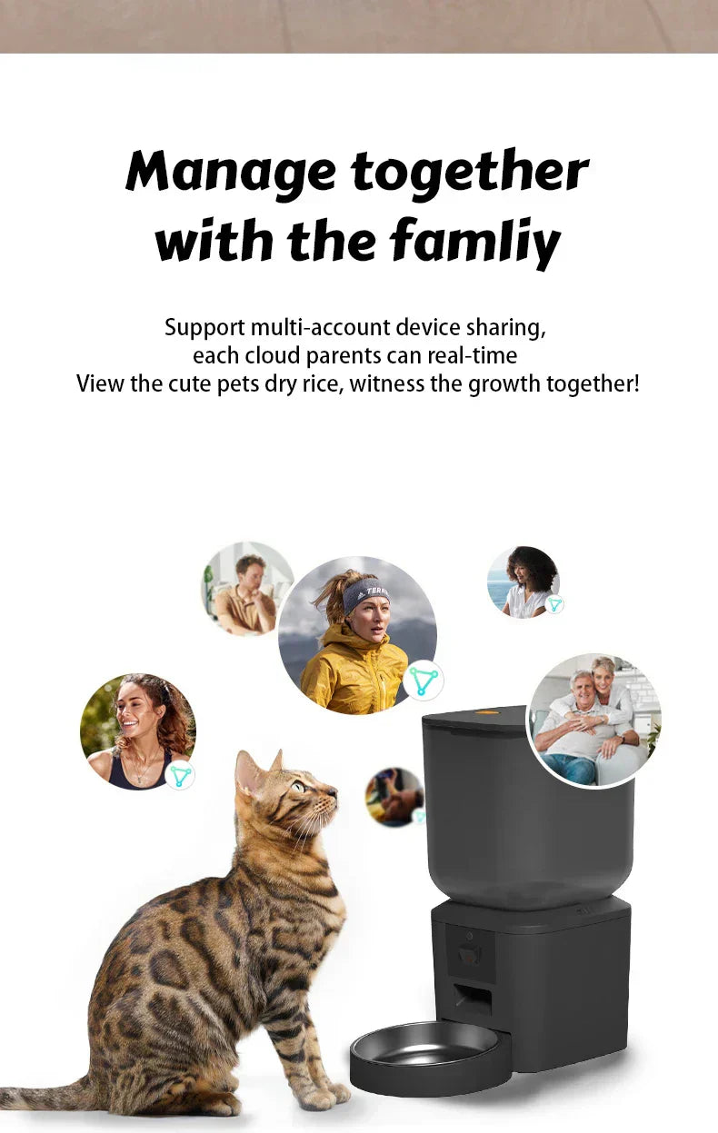 WizePet 8L Smart Automatic Pet Feeder