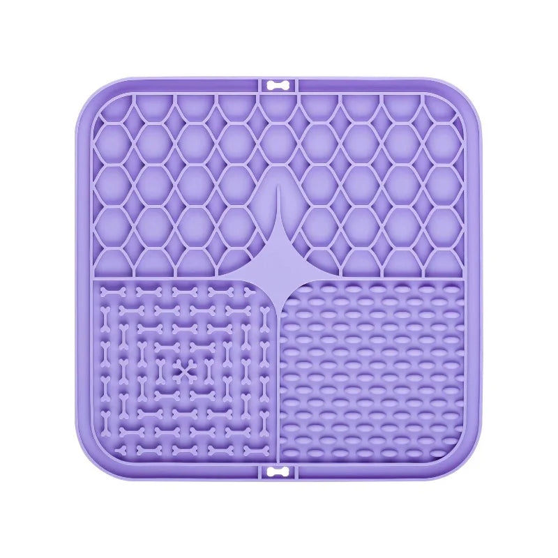 Silicone Lick Mat for Dogs & Cats – Slow Feeder & Bath Time Distraction Mat