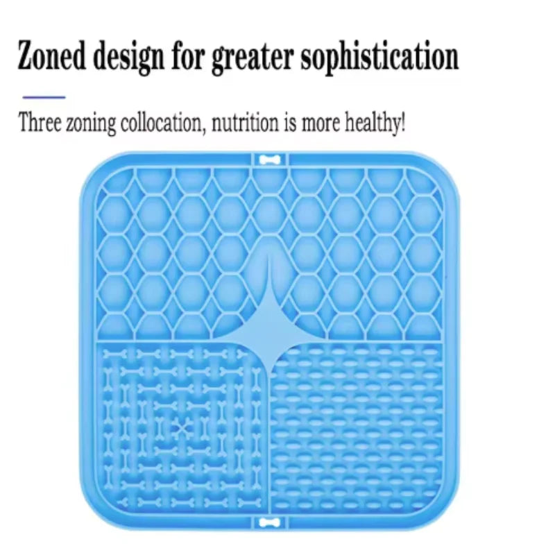 Silicone Lick Mat for Dogs & Cats – Slow Feeder & Bath Time Distraction Mat