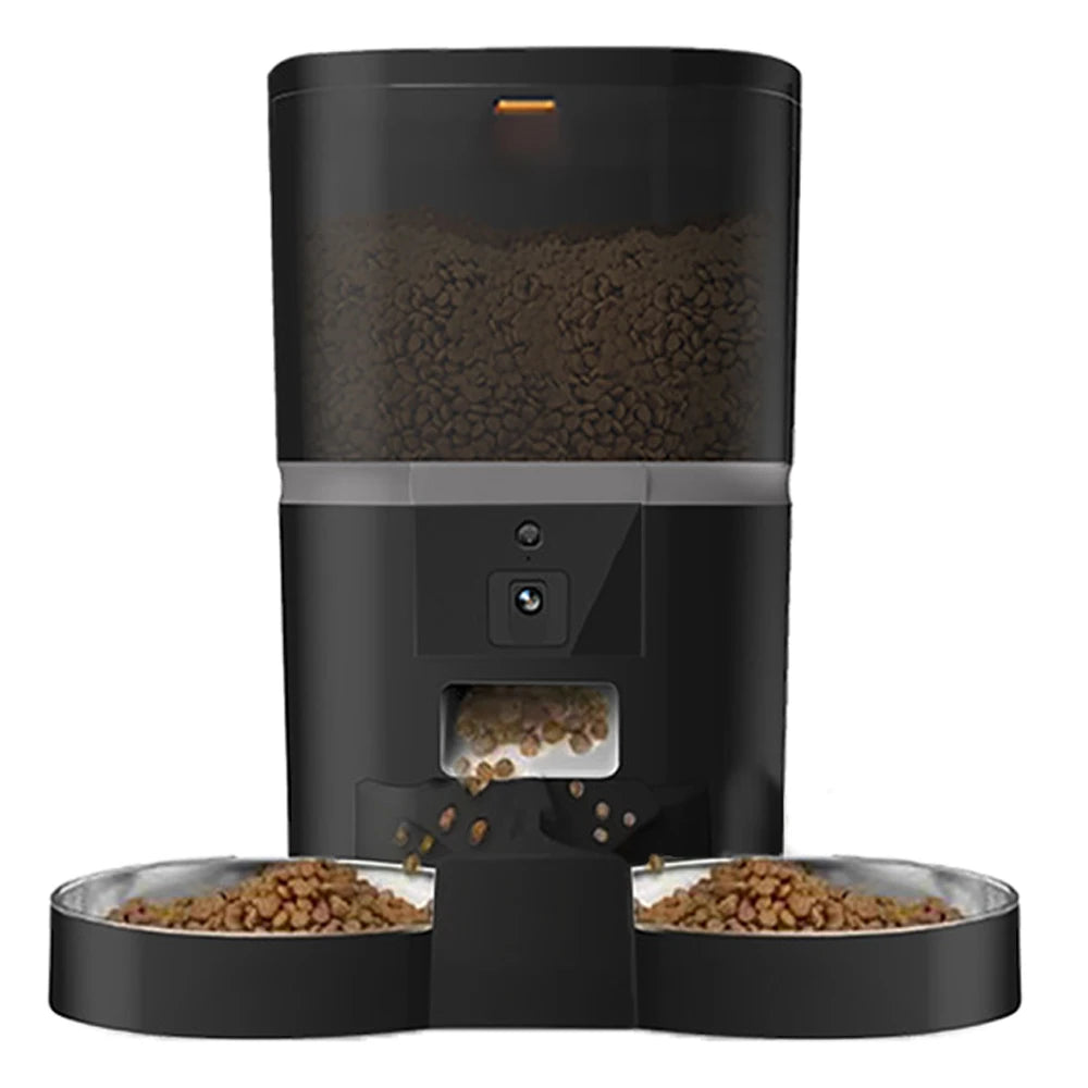 4L Automatic Pet Feeder with Camera – Mid-Size Smart Feeder for Cats & Dogs