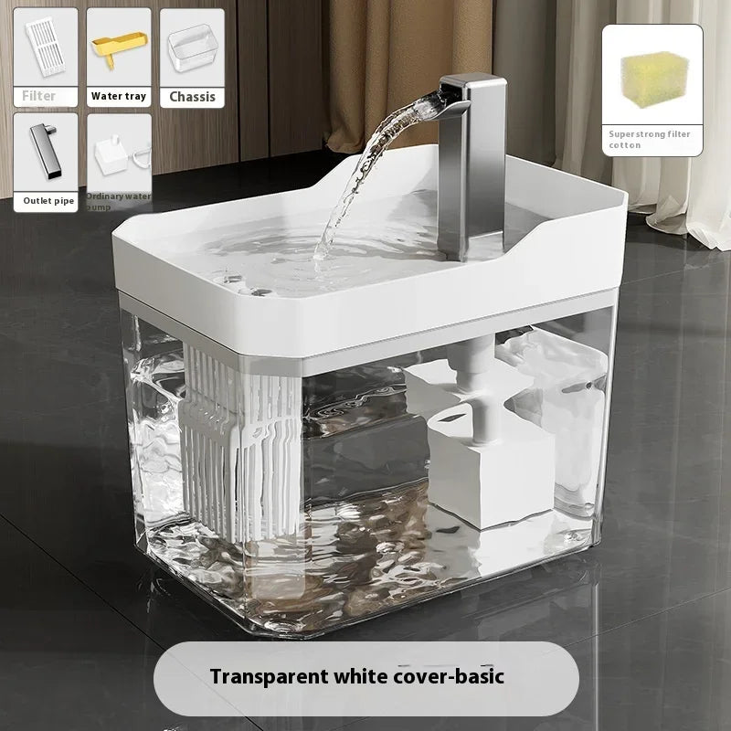 Gravity Auto Feeder & Water Fountain for Cats & Dogs – No Power Needed