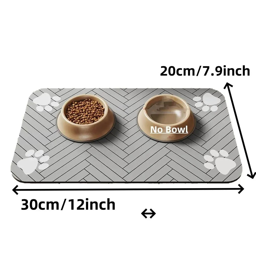 Waterproof Pet Feeding Mat – Non-Slip Absorbent Placemat for Dog & Cat Bowls