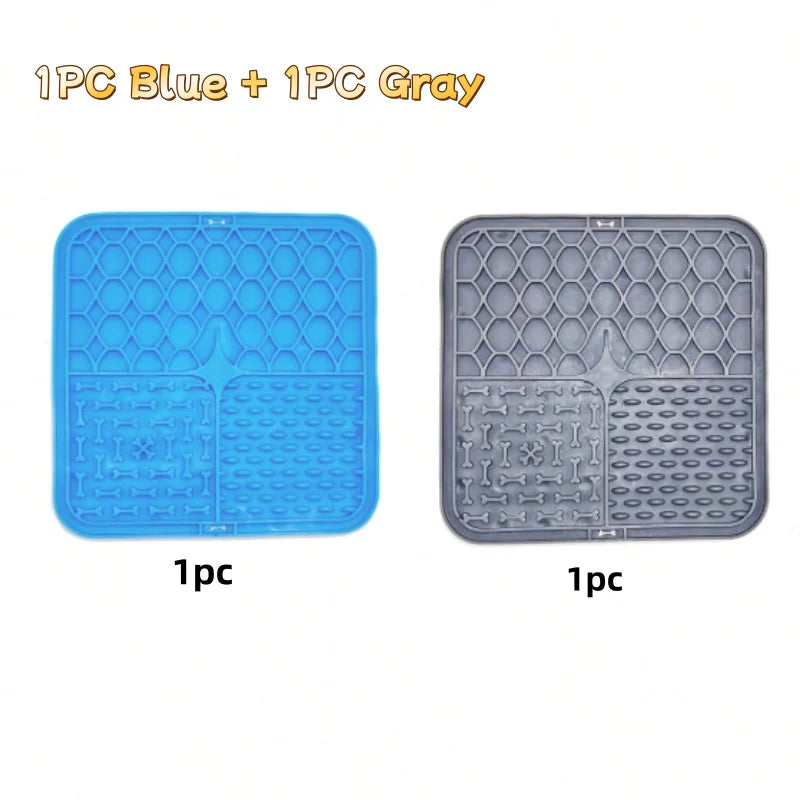 Silicone Lick Mat for Dogs & Cats – Slow Feeder & Bath Time Distraction Mat