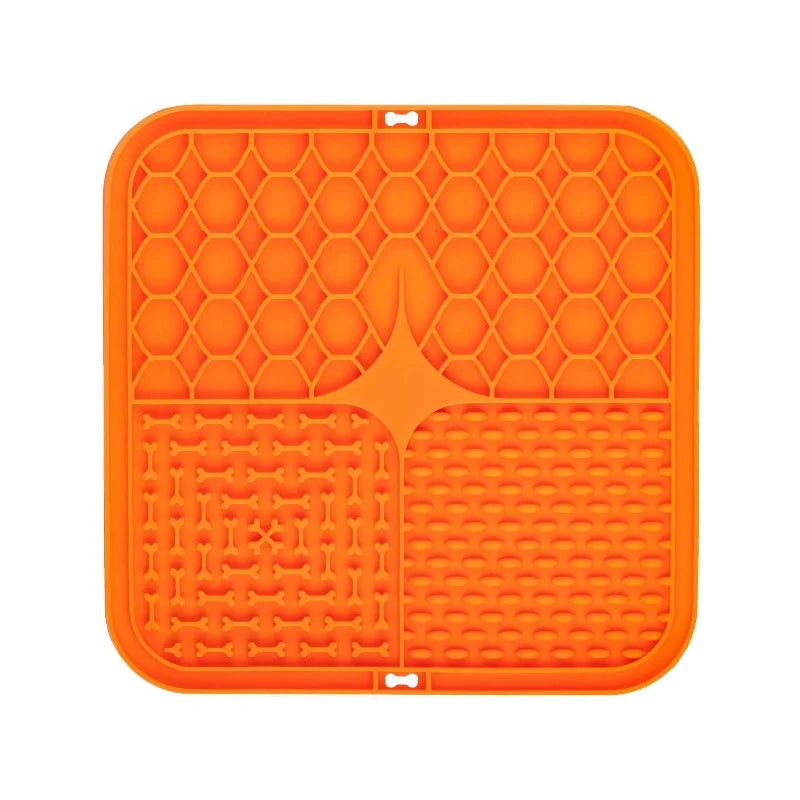 Silicone Lick Mat for Dogs & Cats – Slow Feeder & Bath Time Distraction Mat