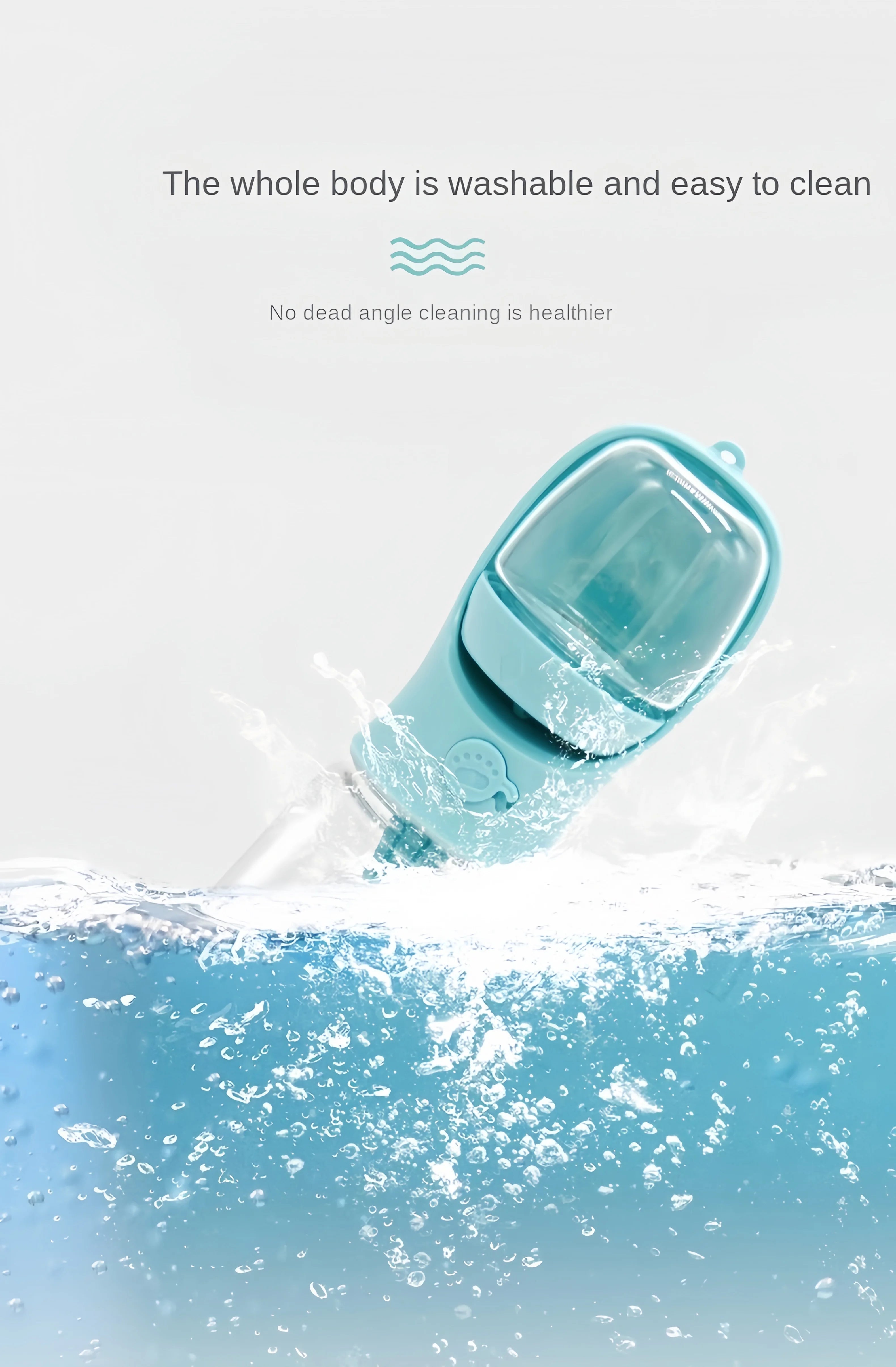 Portable Pet Water Bottle – Travel Water & Food Dispenser for Dogs & Cats
