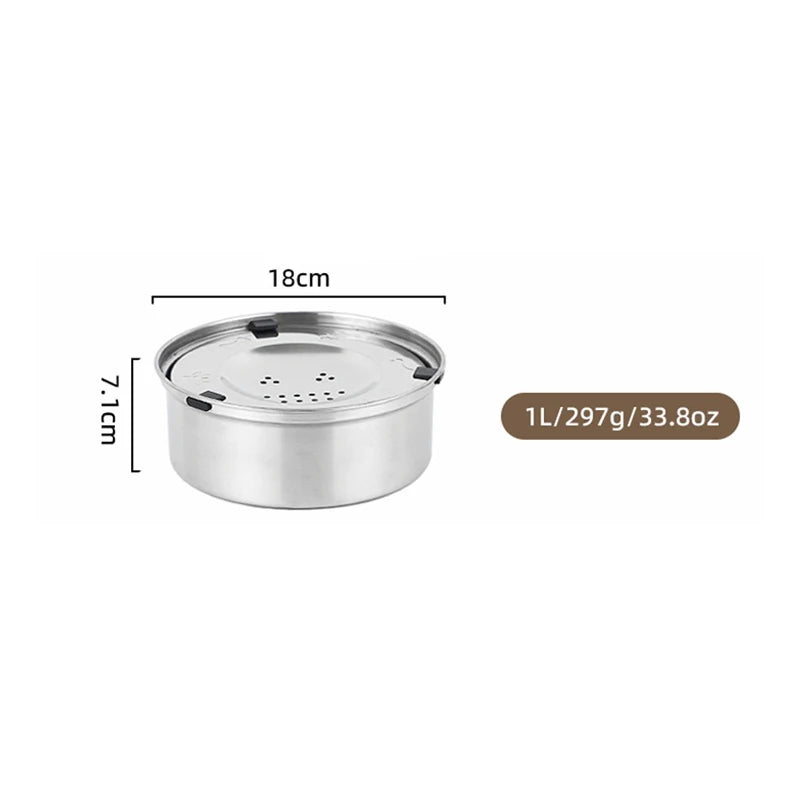 WizePet 1L Stainless Steel No-Spill Dog Water Bowl