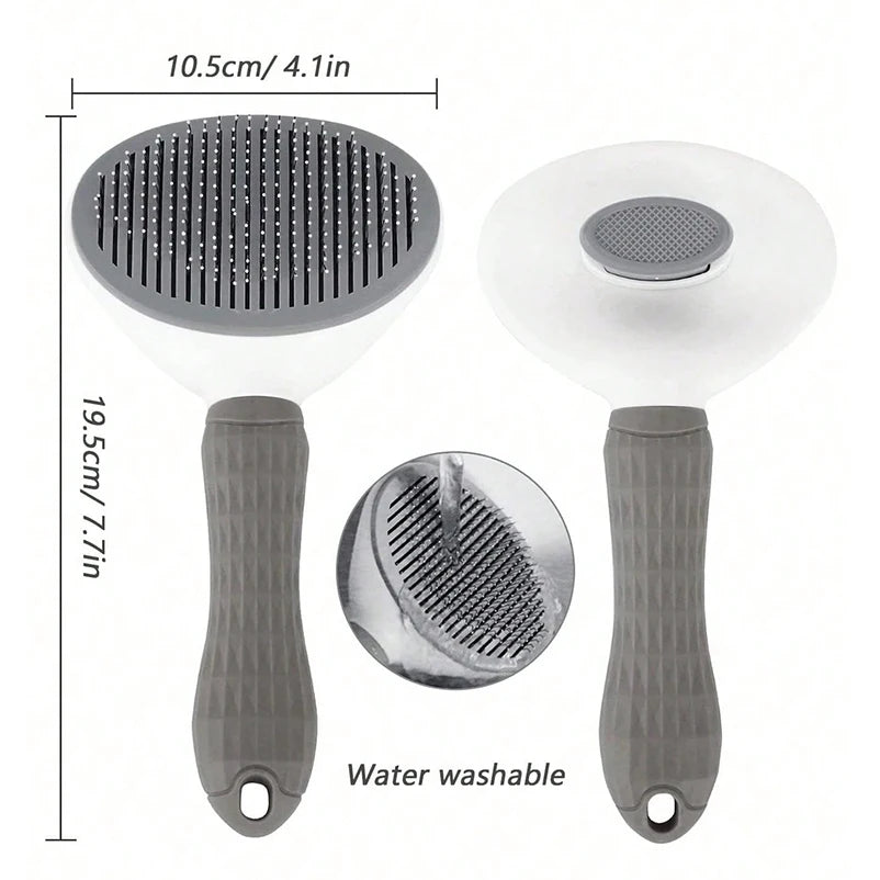 Pet De-shedding Comb for Cats & Dogs – Effective Floating Hair Removal Brush