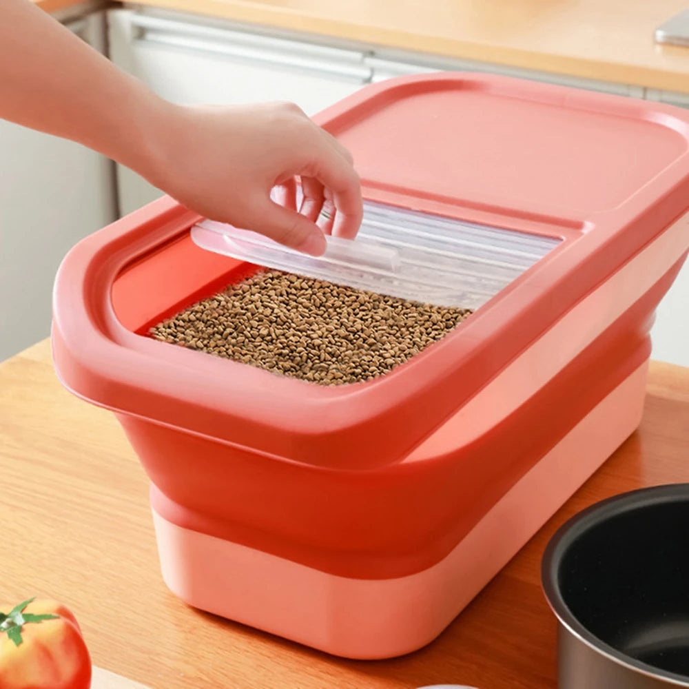 Airtight Cat & Dog Food Storage Container – Large Capacity