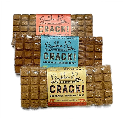 Crack! Bars 3-Pack – All-Natural Dog Training Treats (Made in USA)